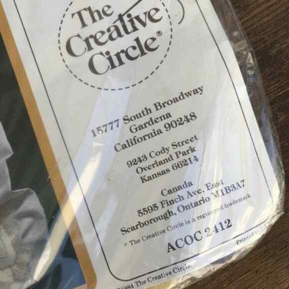 Sugar Plum Dreams Vintage Counted Cross Stitch Pillow Kit by Creative Circle - Picture 4 of 6